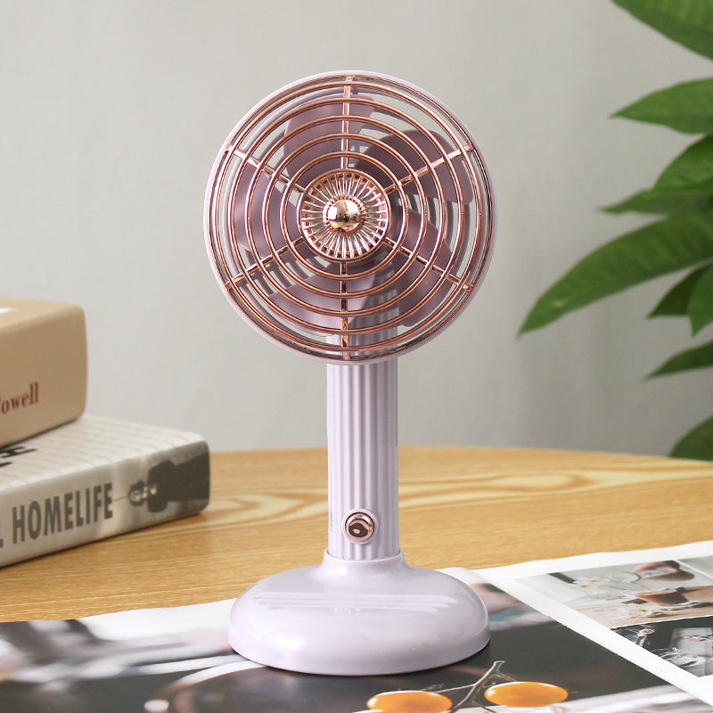 Ladies Portable Table Fan with Flexible Tilt Mechanism Bowlift