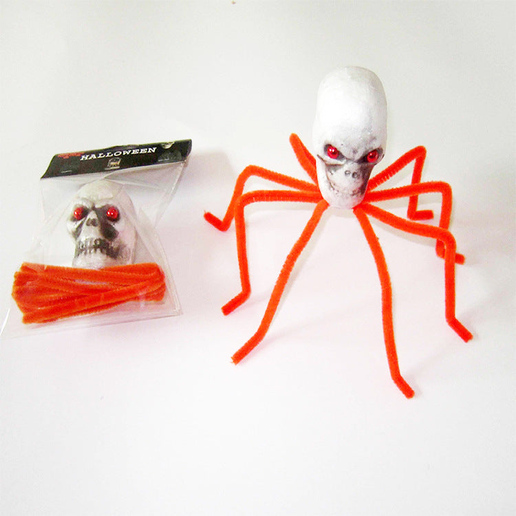Decorative Skull Spider Figure Bowlift
