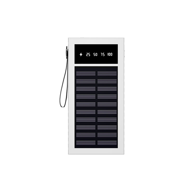 Portable Solar Power Bank with Digital Display and Innovative Charging Management Bowlift