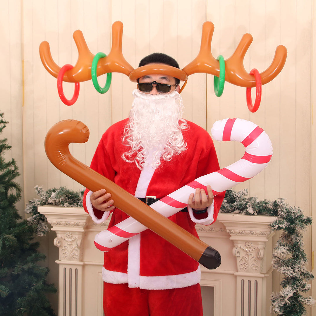 Inflatable Candy Cane Prop Bowlift