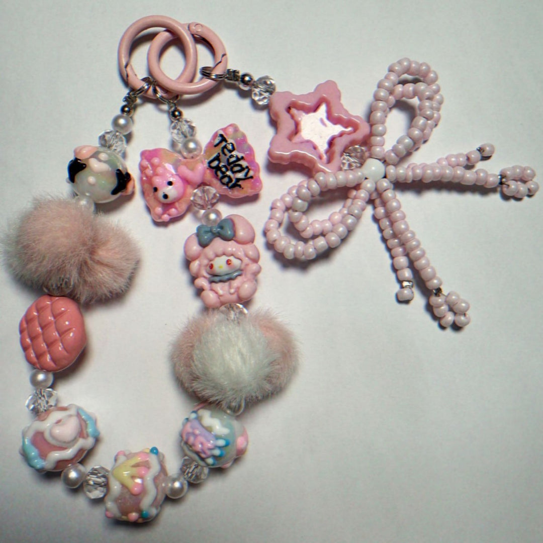 Cute Themed Charm Keychain Bowlift