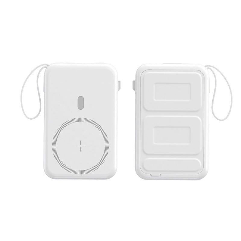 Portable Wireless Powerbank with Integrated Charging Pad Bowlift