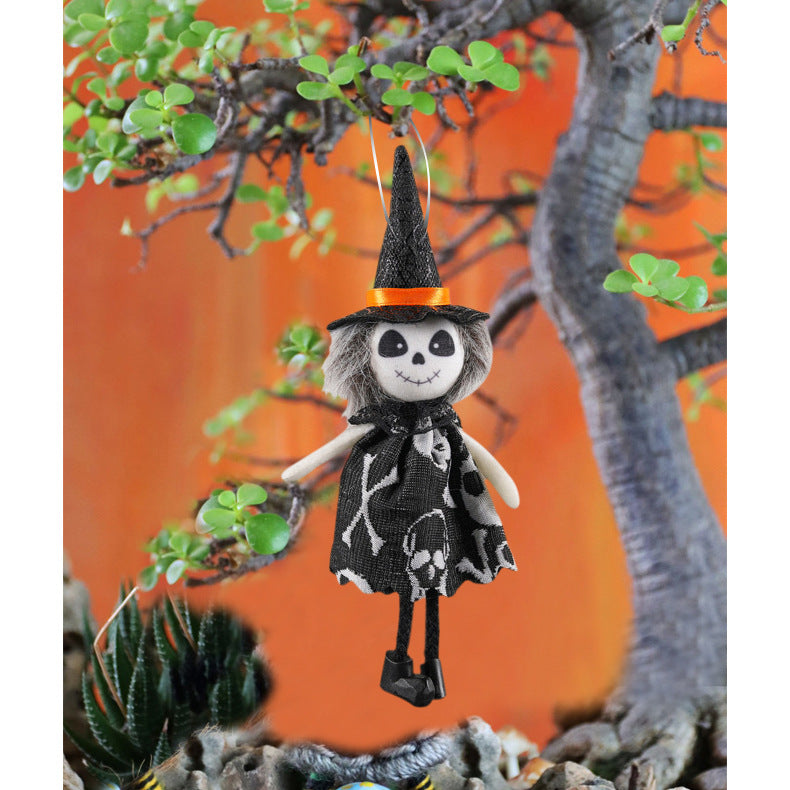 Decorative Halloween Cat with Witch Hat