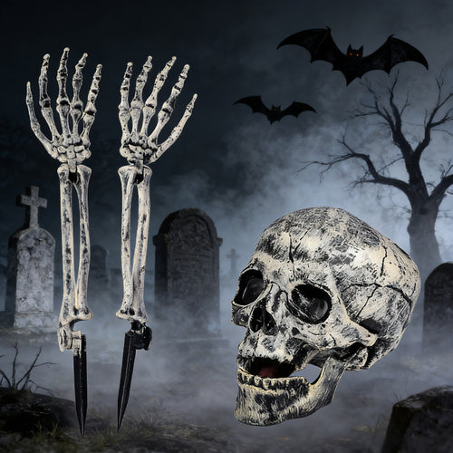 Decorative Skeleton Hand Garden Stake Bowlift
