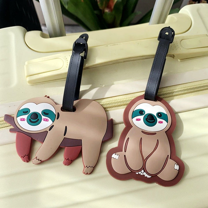 Cute Sloth Luggage Tag Bowlift