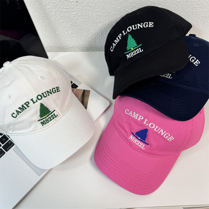 Men's Embroidered Camp Logo Baseball Cap Bowlift