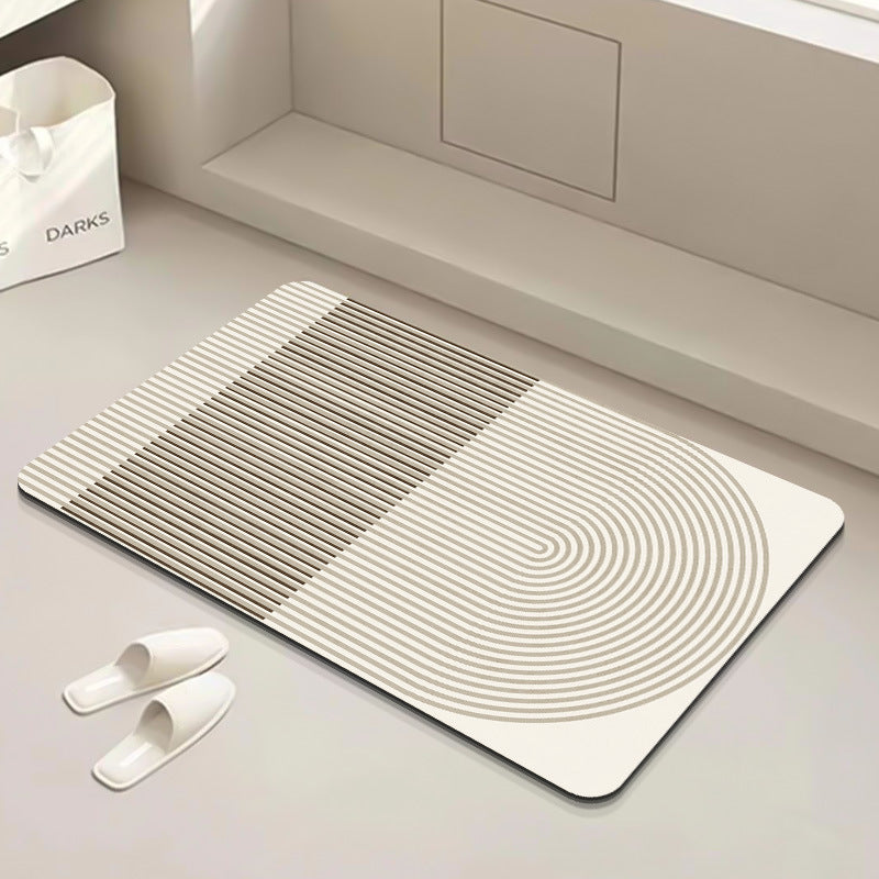 Modern Geometric Bath Mat Bowlift