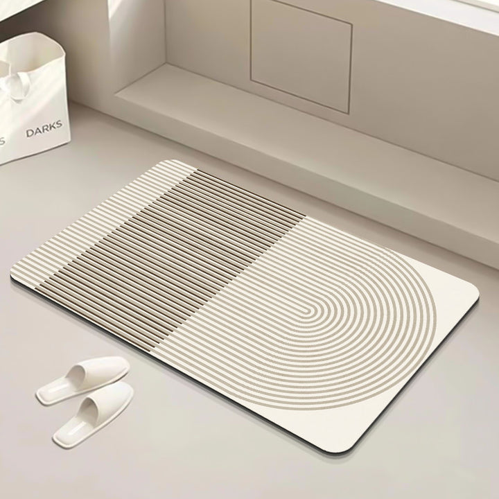 Modern Geometric Bath Mat Bowlift