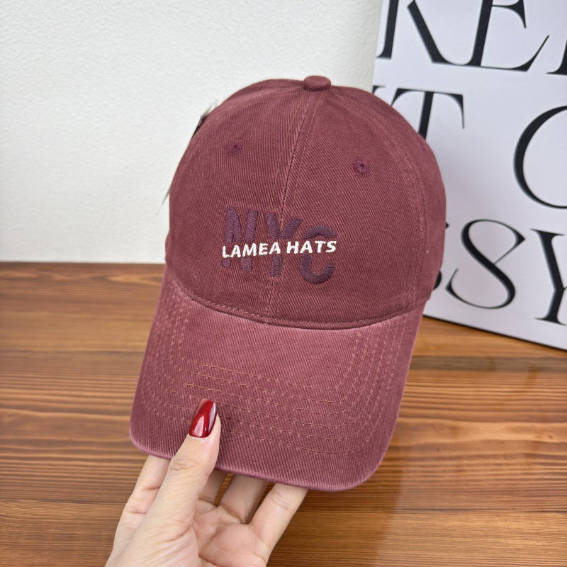 Men's Corduroy Baseball Cap Bowlift