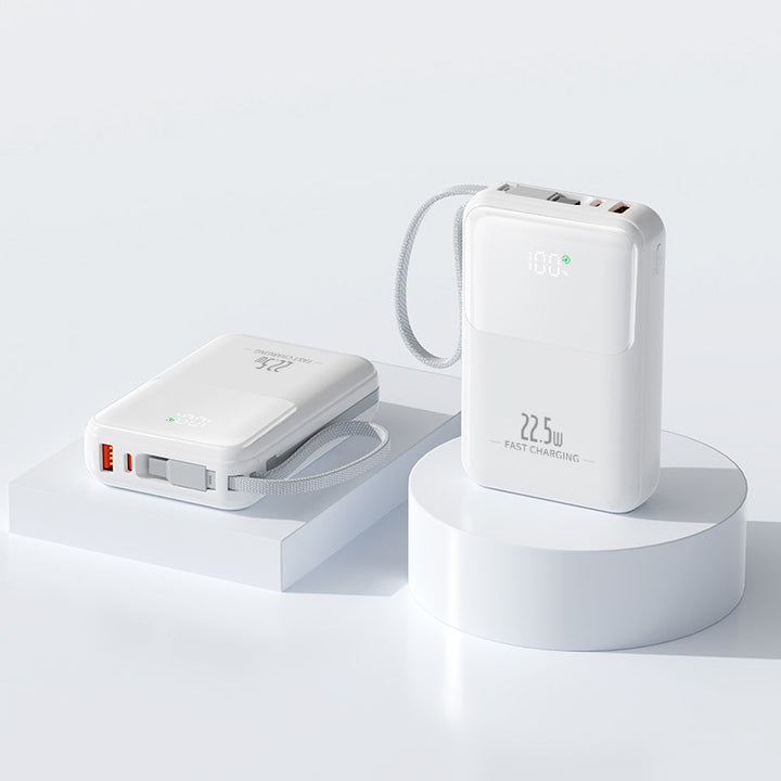 Power bank with fast charging and intelligent LED display Bowlift