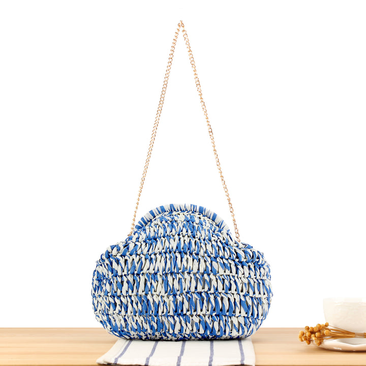 Handbag with Unique Cloud Shape Bowlift