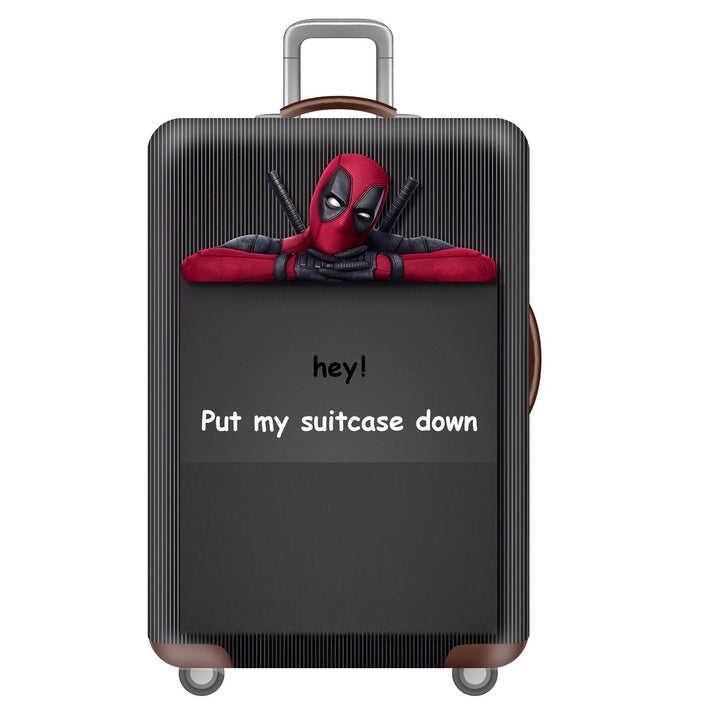 Unisex Hard Shell Suitcase with Dreamy Landscape Design Bowlift