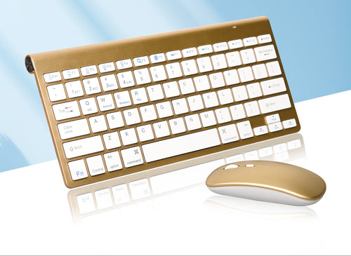 Wireless Compact Keyboard and Mouse Set Bowlift