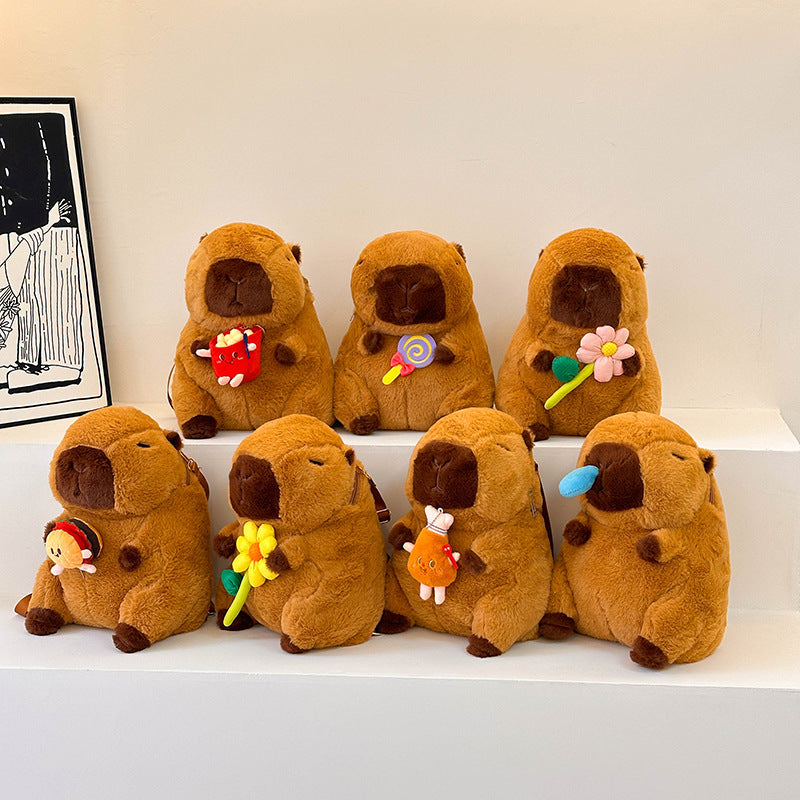 Stuffed animal with lollipop application Bowlift