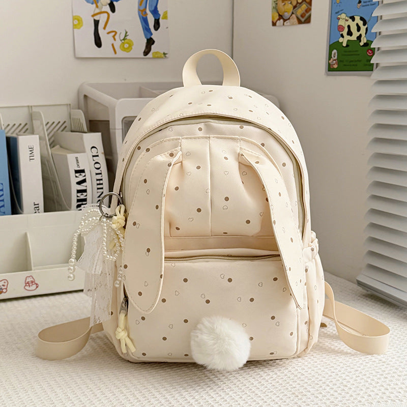 Cute Bunny-Themed Backpack Bowlift