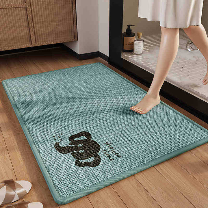Soft Plush Bathroom Mat Bowlift