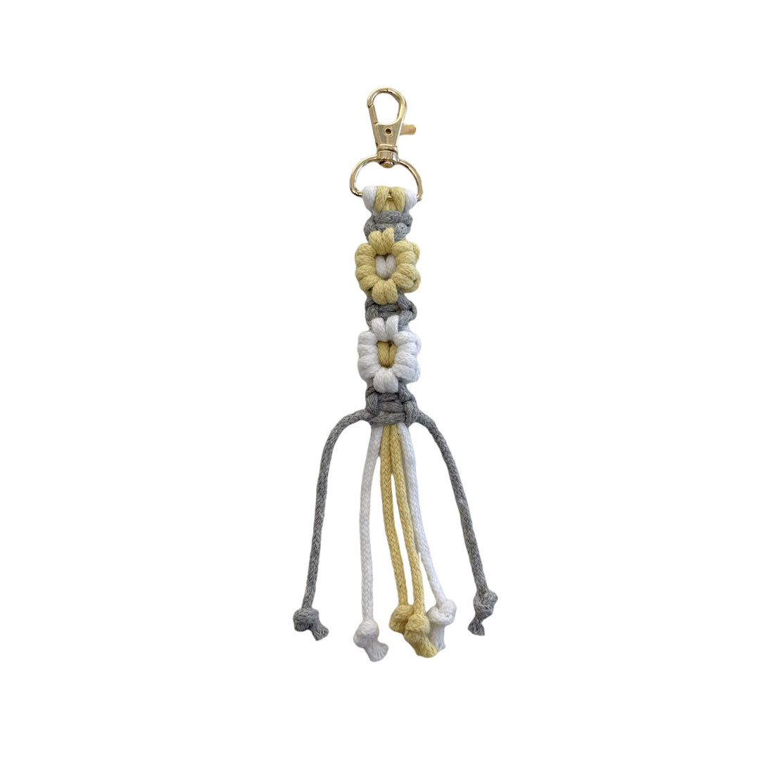 Macrame Keychain with Tassel Bowlift