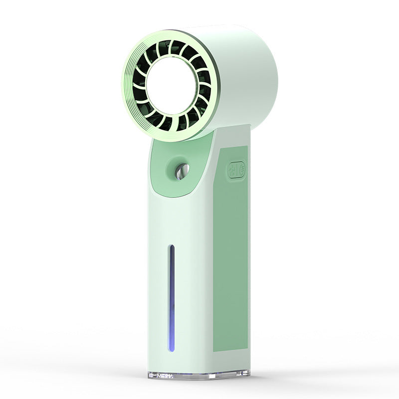 Unisex portable ultrasonic facial spray and mini fan with USB charging function Bowlift
