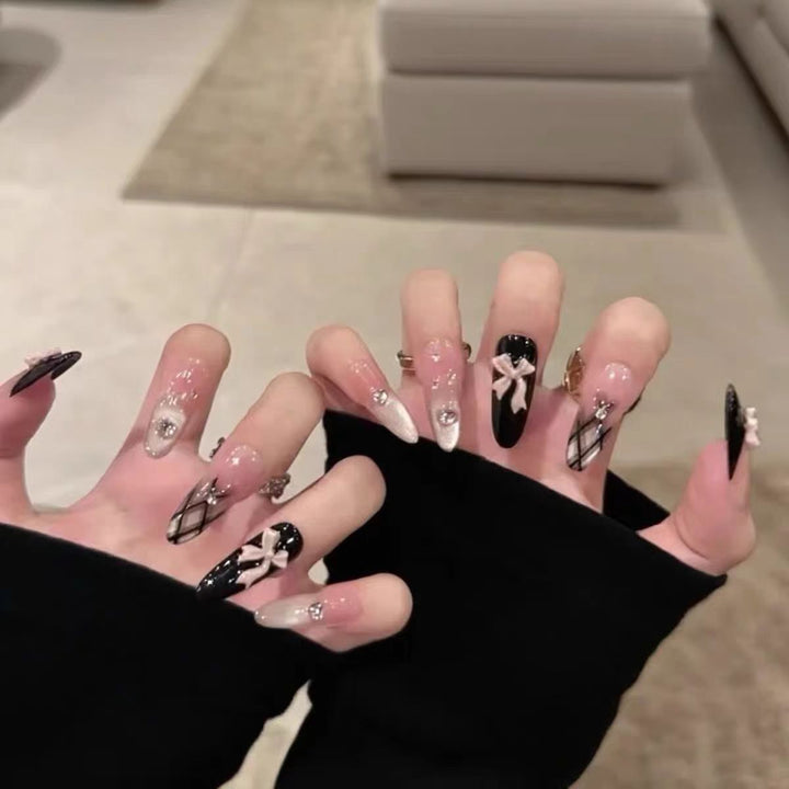 Artistic Stiletto Press-On Nail Set Bowlift