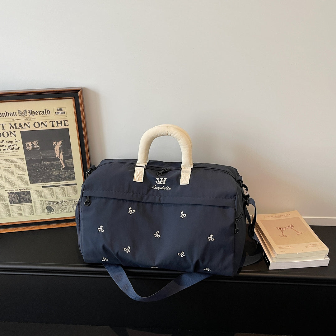 Stylish Embroidered Travel Duffel