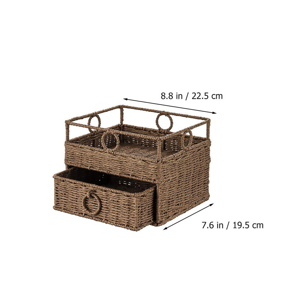 Decorative Woven Storage Tray Bowlift