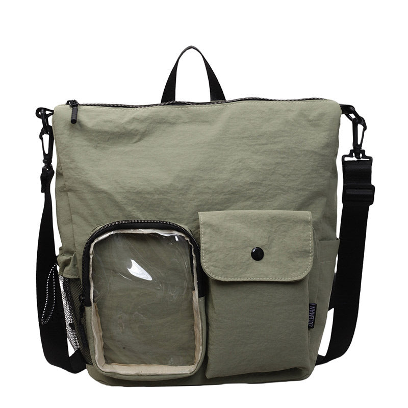 Multi-Pocket Utility Shoulder Bag Bowlift