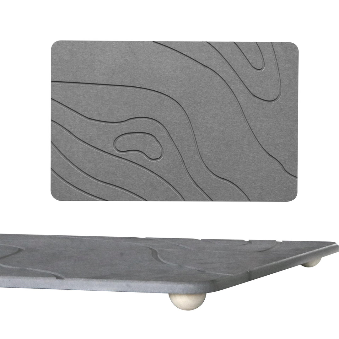 Textured Kitchen Drying Mat Bowlift