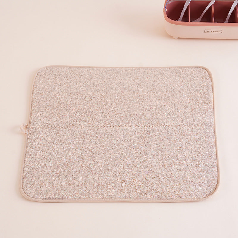 Ultra-Absorbent Microfiber Drying Mat Bowlift