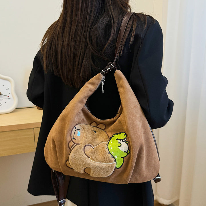 Shoulder bag with playful bear motif Bowlift