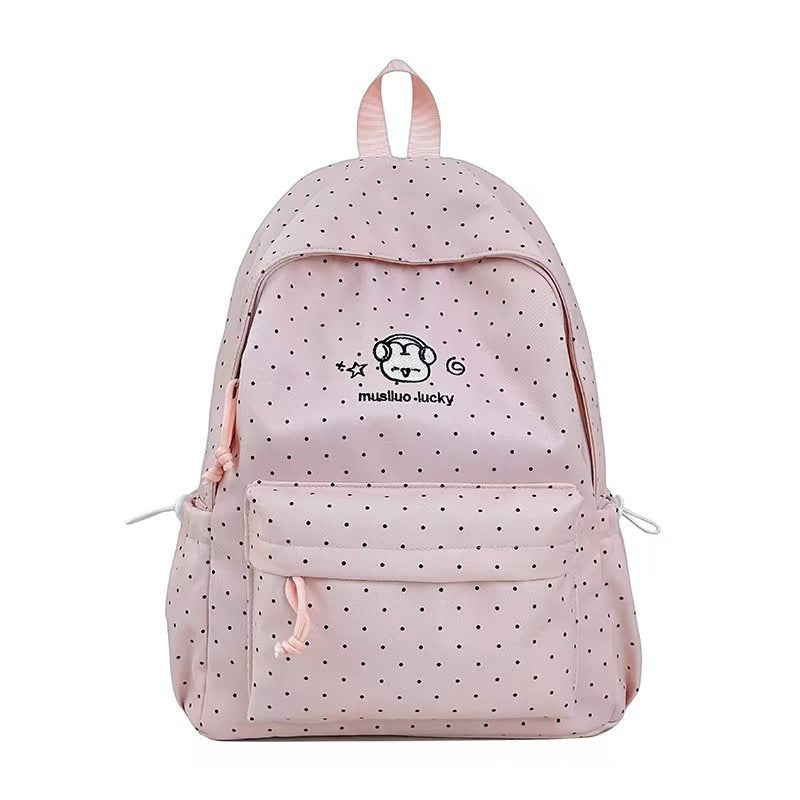 Polka Dot Design Backpack Bowlift