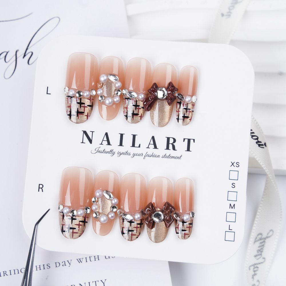 Press-On Leopard Print Nail Tips