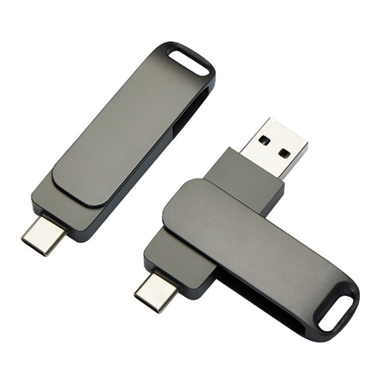 Dual-Connector USB Data Storage Drive Bowlift