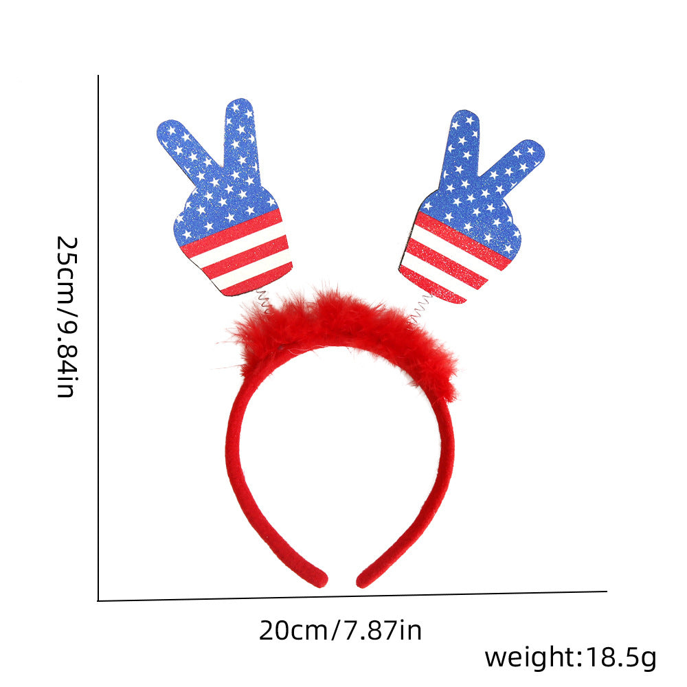 Unisex nan festive party headband with pompom and star island Bowlift