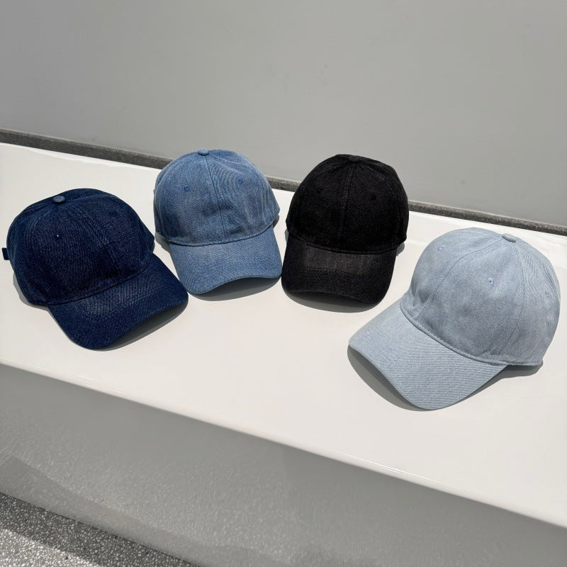 Women's Classic Adjustable Denim Baseball Cap Bowlift