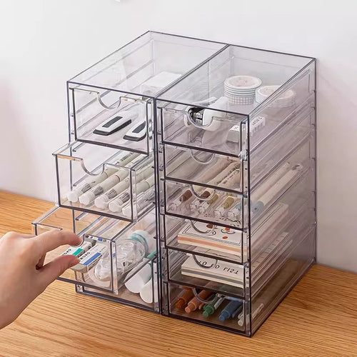 Clear Acrylic Storage Organizer with 5 Drawers