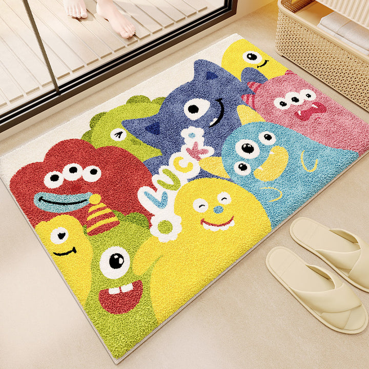 Fun Monster-Themed Bathroom Mat Bowlift