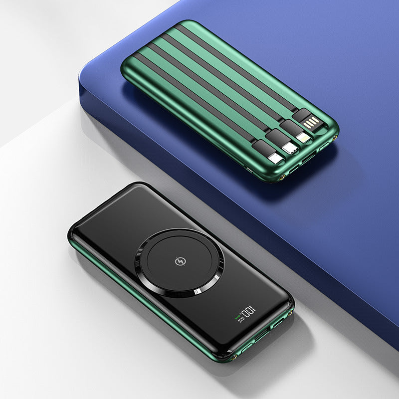 Portable power bank with fast charging function and LED display Bowlift