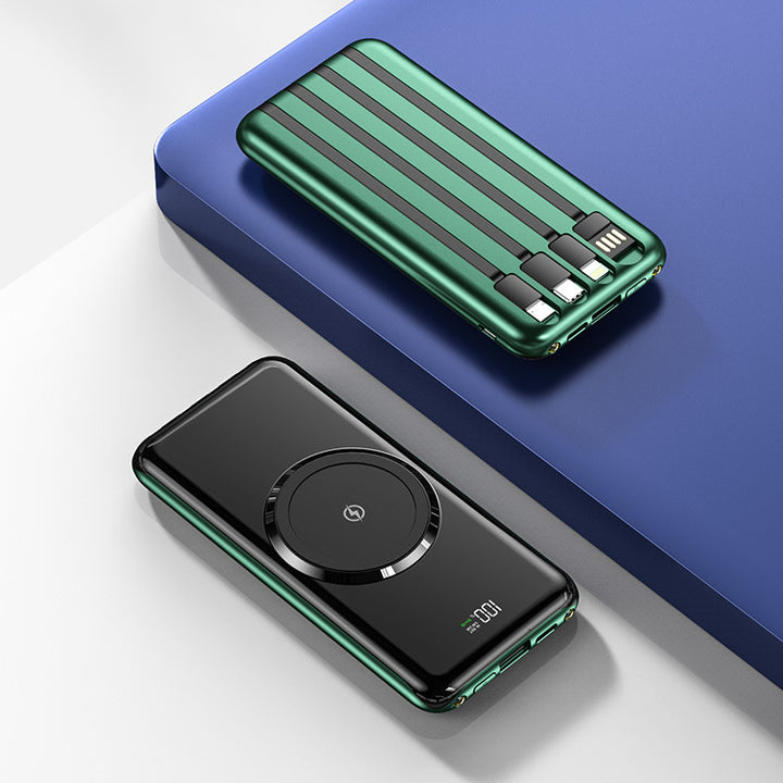 Portable power bank with fast charging function and LED display Bowlift