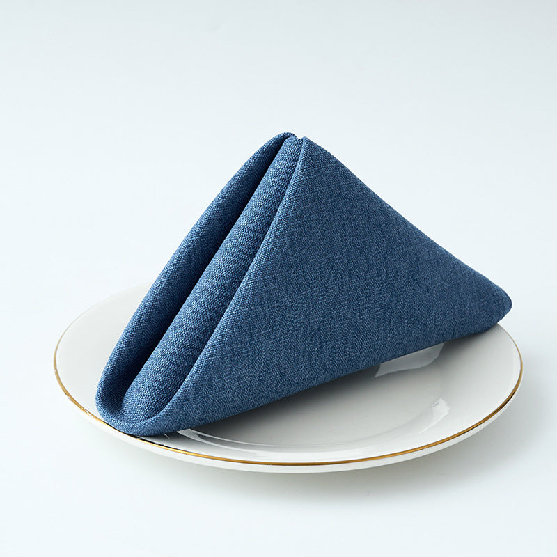 Premium Textured Linen-Blend Dinner Napkin With Hotel-Style Hem