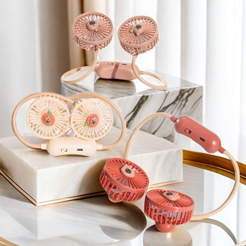 Women Portable Neck Fan with Flexible Design Bowlift