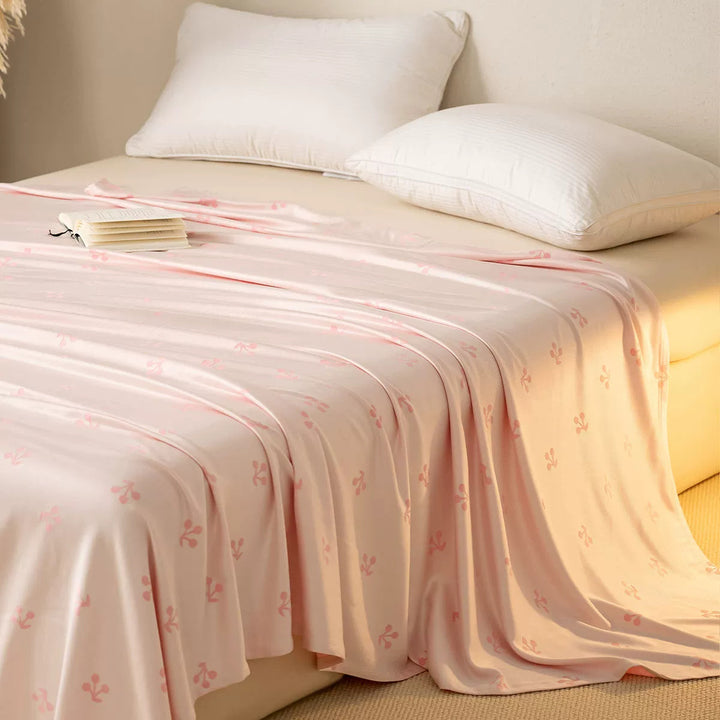 Women Satin Bedspread Bowlift
