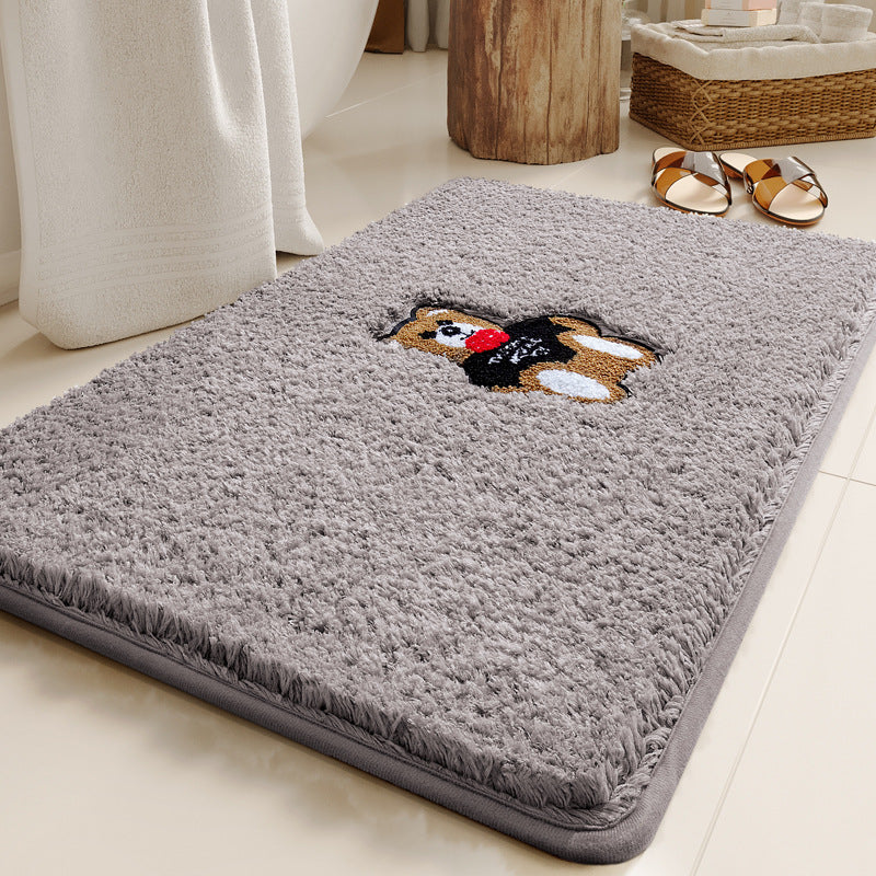 Cute Cartoon Bear Bath Mat Bowlift