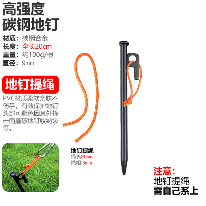 robust steel peg for tent anchoring Bowlift