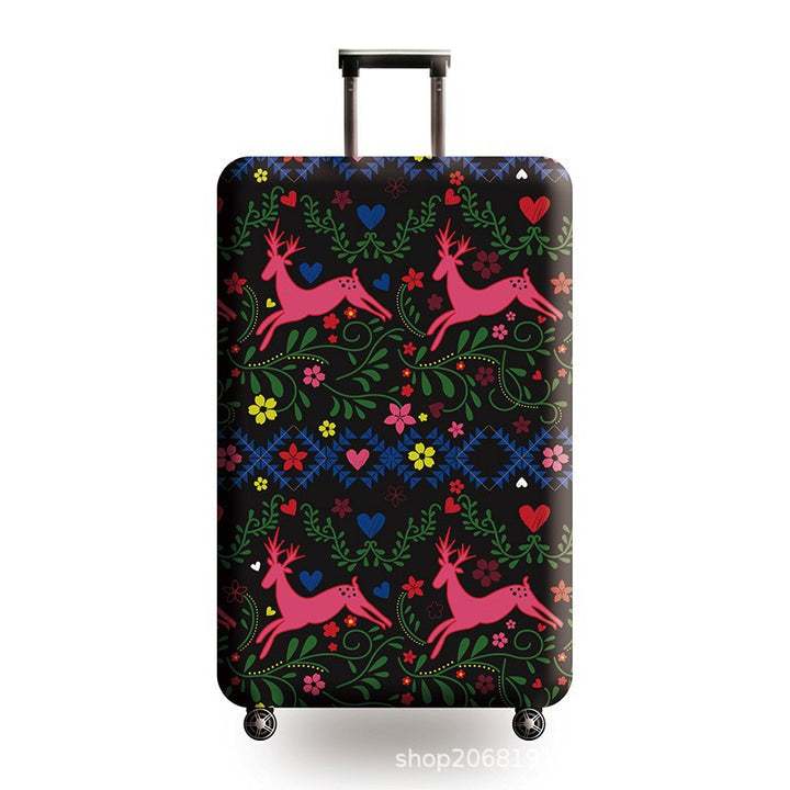 Unisex Hard Shell Suitcase with Playful Animal Motif Bowlift