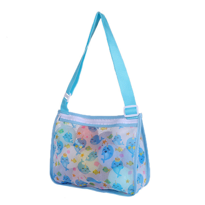 Practical Beach Bag Made of Mesh Material Bowlift