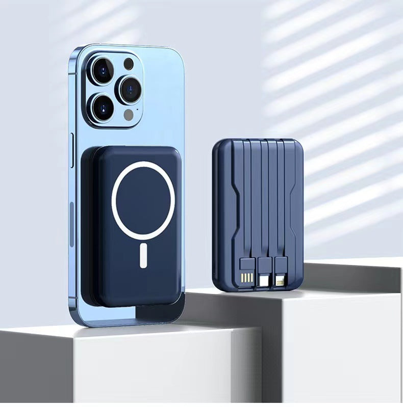 Portable Magnetic Power Bank with Efficient Fast Charging Function Bowlift