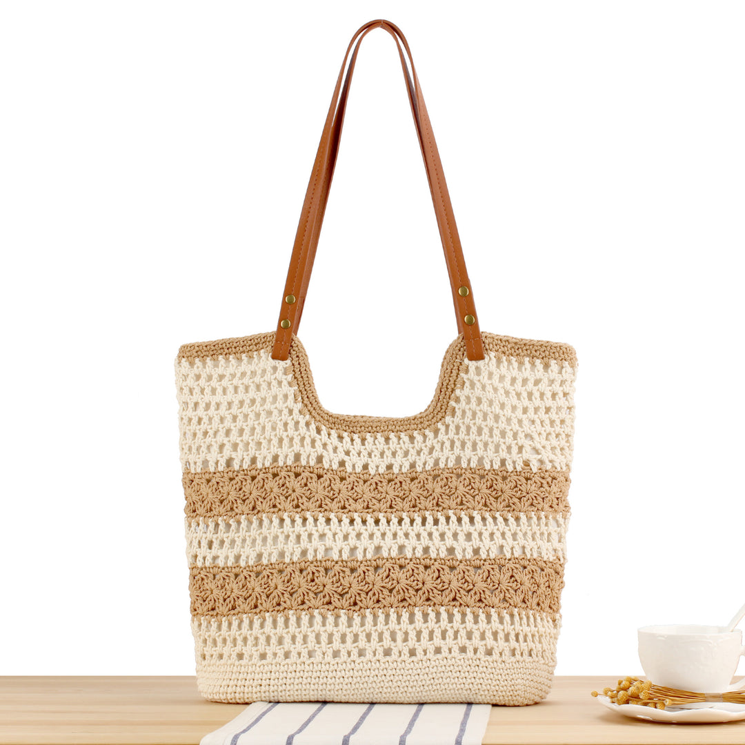 Macramé Handbag with Sturdy Handle Bowlift