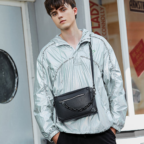 Chain-Detail Crossbody Bag Bowlift
