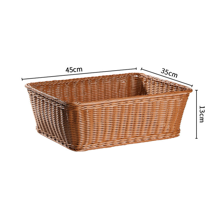 Handwoven Rustic Storage Basket with Ergonomic Design Bowlift