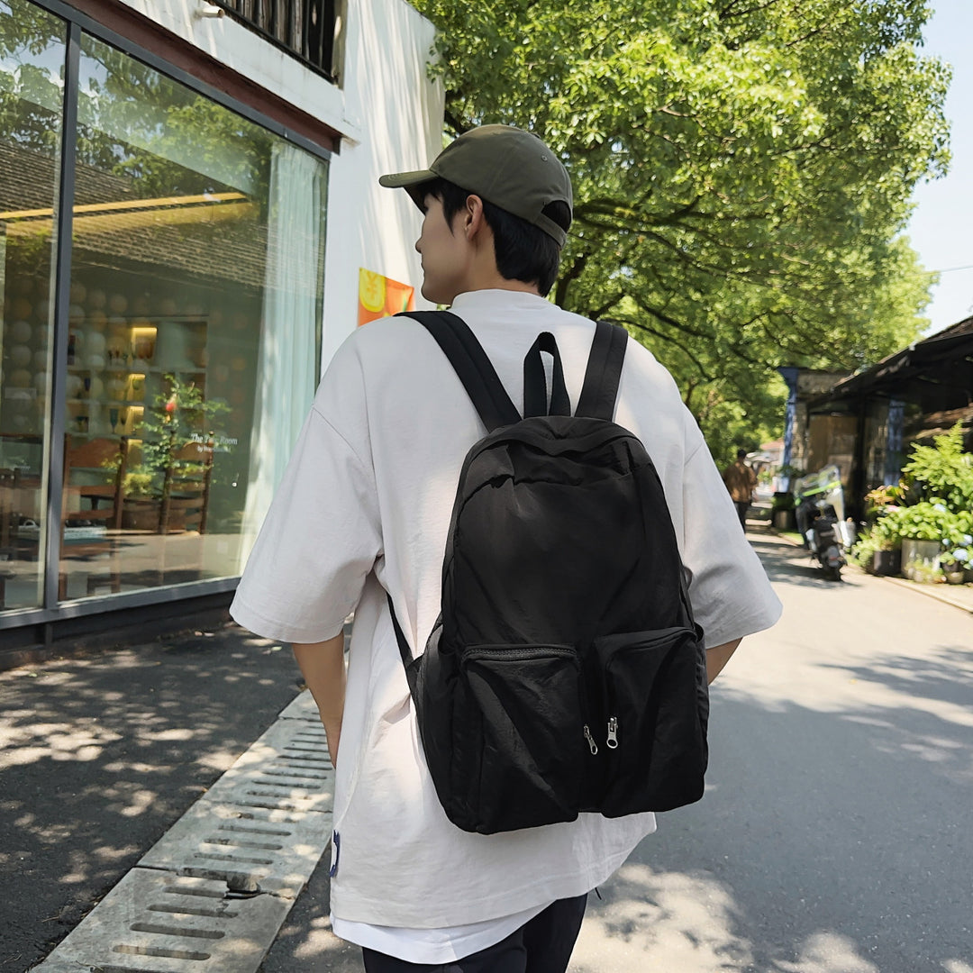Urban Backpack with Practical Front Pockets Bowlift